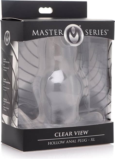 hollow anal plug|Master Series Clear View Hollow Anal Plug .